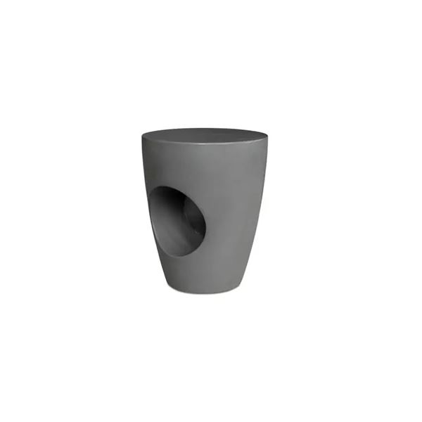 BNIB Moe's - Aylard Outdoor Stool Grey - 14.25 x 14.25 x 18 - Retail Price: $349.00 - BQ-1003-25