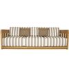 Image 1 : BNIB Moe's - Adelaide Outdoor Sofa Brown Stripe - 90 x 34 x 32 - Retail Price: $8,849.00 - TA-1001-2