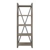 Image 1 : BNIB - Side Pier/Bookcase Grey - 18.75 x 9.25 x 80.25 - Retail Price: $529.99 - VF-15260-S