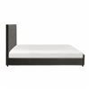 Image 4 : BNIB - Dark Grey Linen King Bed with Headboard (3 boxes) - 80 x 87 x 48 - Retail Price: $789.99 - VF