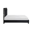 Image 1 : BNIB - Black Queen bed with LED Headboard (2 boxes) - 64 x 86.25 x 55.5 - Retail Price: $899.99 - VF