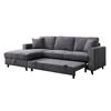 Image 1 : BNIB - Jordan Collection 2-piece Sectional with Right Side Loveseat with Pullout Bed & Left Side Cha