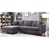 Image 5 : BNIB - Jordan Collection 2-piece Sectional with Right Side Loveseat with Pullout Bed & Left Side Cha