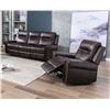 Image 3 : BNIB - Emerson Brown Reclining Sofa - 85 x 37 x 40 - Retail Price: $2,199.00 - VE-99927BRW-3