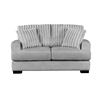 Image 2 : BNIB - Love Seat Grey Corduroy - 63 x 35.75 x 35.75 - Retail Price: $1,099.00 - VF-99083GY-2