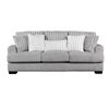 Image 2 : BNIB - Sofa Grey Corduroy - 87 x 35.75 x 35.75 - Retail Price: $1,399.00 - VF-99083GY-3