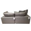 Image 3 : BNIB - Moe's Clay 2-Piece Modular Sofa Performance Fabric - Grey - Retails: $4599