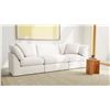 Image 2 : BNIB - Sunday's Get Together 3-Piece Modular Standard Sectional - Sea Salt - Retails: $5030