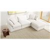 Image 2 : BNIB - Sunday's Get Together 4-Piece Modular Large Sofa- Sea Salt - Retails: $7990 - Includes 2 corn