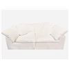 Image 1 : BNIB - Moe's Clay 2-Piece Modular Sofa Performance Fabric - White - Retails: $4599