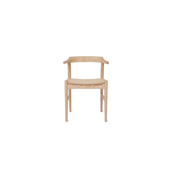 BNIB Sunday's - Tuck In Dining Chair Wood Seat Washed White Ash - 21 x 19 x 29 - Retail Price: $580.