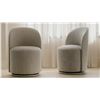 Image 4 : BNIB Sunday's - Dialed In Swivel Dining Chair Sea Pearl - 23 x 24 x 33 - Retail Price: USD$690.00
