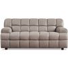 Image 1 : New - Rubix 71.5" Stone Leather Loveseat - Retail Price: $4,159