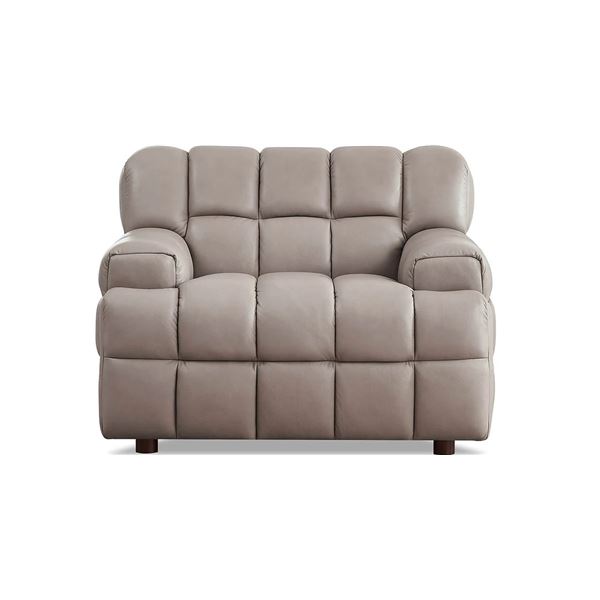 BNIB - Rubix 44" Stone Leather Chair - Retail Price: $2,339