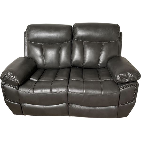 New  - Power Reclining Loveseat Grey - Retail Price: $2,469, H39" x W64" x D31"