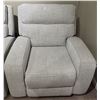 Image 2 : New - Power Recliner Sofa (Loveseat and Chair) - Grey - Retail Price: $4,547 - H40" x W37 + W73" x D