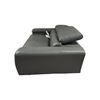 Image 4 : New - Grey PVC Leather Loveseat - Retail Price: $1,688, H23" x W61" x D37"