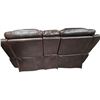 Image 2 : BNIB - Reclining Console Loveseat Grey - Retail Price: $2,989, H43" x W73" x D33