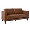 Image 1 : BNIB - Hampton Fiero Tan Loveseat - Retail Price: $1819 - 34"h x 61"w x 37"d
