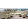 Image 6 : New - 3 Pcs Sectional Leather Beige - Retail Price: $5,849 - Approx. W198" x D37" x H36"