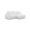 Image 2 : BNIB - JAG's - STRATUS - WHITE FABRIC - 2PC POWER SECTIONAL (RAFC) - $3,498.00 - 92" L x 67" L