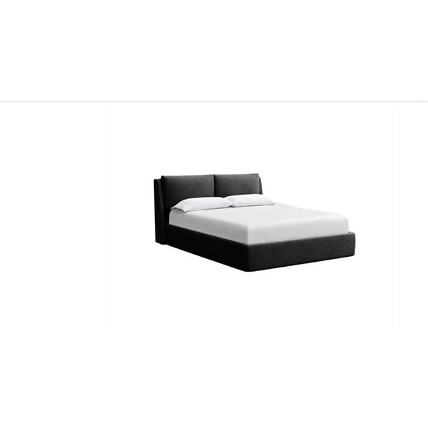 BNIB - Mobital - Continental - QUEEN BED - BLACK BOUCLE - $2,698.00 - 69" W x 91" L x 38" H