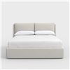 Image 2 : BNIB - Mobital - Continental - STORAGE QUEEN BED - CREAM BOUCLE - $2,698.00 - 69" W x 91" L x 38" H