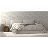 Image 1 : BNIB - Mobital - Continental - STORAGE QUEEN BED - CREAM BOUCLE - $2,698.00 - 69" W x 91" L x 38" H