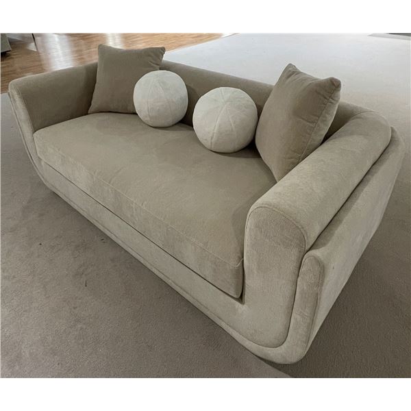 New - Loveseat Oat - Retail Price: $2,468 - H26" x W65" x D33"