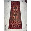 Image 8 : Zanjan - 100% Authentic Hand Knotted Wool Persian Rug - Handmade in Iran - 10.8" x 3.7" ft -