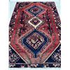 Image 2 : Shiraz - 100% Authentic Hand Knotted Wool Persian Rug - Handmade in Iran - 6.3" x 4 1" ft
