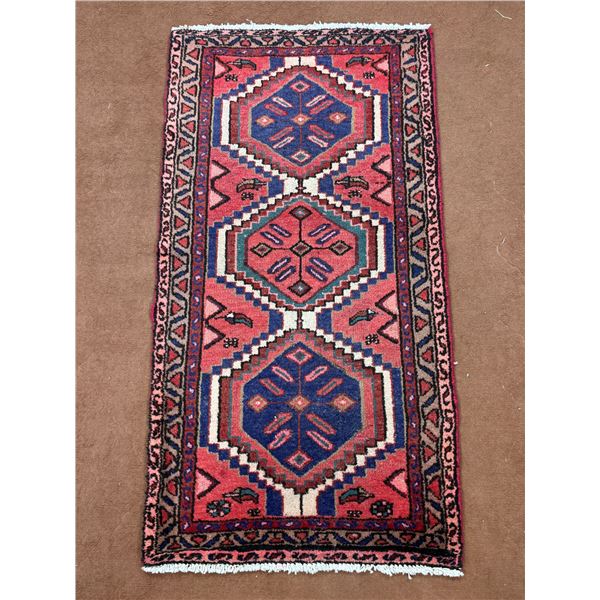 Zanjan - 100% Authentic Hand Knotted Wool Persian Rug - Handmade in Iran - 4.4" x 2.3 " ft