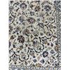 Image 8 : Kashan - 100% Authentic Hand Knotted Wool Persian Rug - Handmade in Iran - 11" x 7.3" ft -