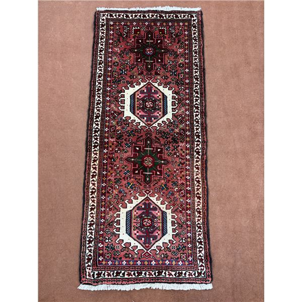 Gharajeh - 100% Authentic Hand Knotted Wool Persian Rug - Handmade in Iran - 5.3"  2.3" ft