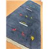 Image 6 : Gabbeh - 100% Authentic Hand Knotted Wool Persian Rug - Handmade in Iran - 6.10" x 2.2" ft