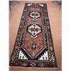 Image 5 : Hamedan - 100% Authentic Hand Knotted Wool Persian Rug - Handmade in Iran - 9.8" x 3.6" ft