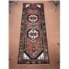 Image 6 : Hamedan - 100% Authentic Hand Knotted Wool Persian Rug - Handmade in Iran - 9.8" x 3.6" ft