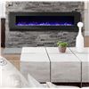 Image 2 : BNIB Paramount Mirage 72" Recessible Wall Mount Fireplace, RV: $1598 CAD (EF-WM365 MO)