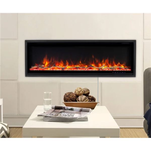 BNIB Paramount Kennedy II 60" Wall Mounted Electric Fireplace, RV: $1099 CAD (EF-WM504)