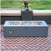 Image 1 : BNIB Paramount Concrete Look Aluminum Fire Table, RV: $999 CAD (FP-416-BK)