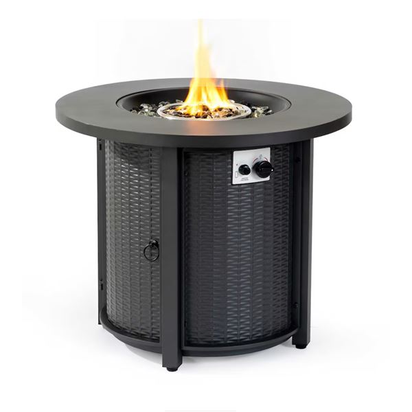 BNIB Paramount Eclipse Steel 30" Fire Pit Table, RV: $399 CAD (FP-10367)
