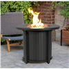 Image 3 : BNIB Paramount Eclipse Steel 30" Fire Pit Table, RV: $399 CAD (FP-10367)