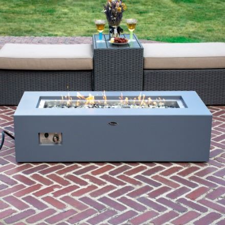 Paramount Fire Table Linear BNIB Paramount Concrete Look Aluminum Fire Table, RV: $999 CAD (FP-416)