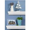 Image 1 : 4 BNIB Elements Montego Mantel Shelves: 3-pcs 60" White and 1-pcs 45" Black, RV: $580 CAD (M700-60-W