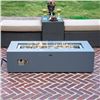 Image 4 : BNIB Paramount Concrete Look Aluminum Fire Table, RV: $999 CAD (FP-416-BK)