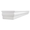 Image 2 : Group of 5 - BNIB Elements White Composite Fireplace Mantel 45", RV: $499 CAD (M700-45-WT Contempora