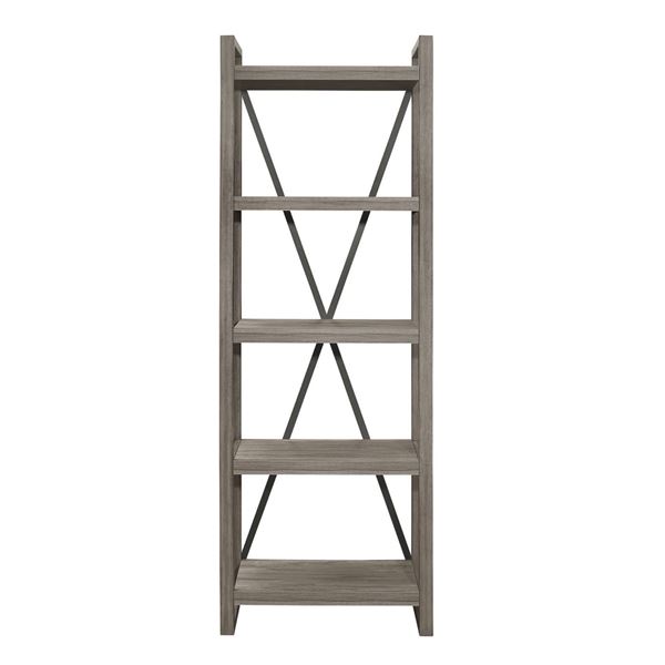 BNIB - Side Pier/Bookcase Grey - 18.75 x 9.25 x 80.25 - Retail Price: $529.99 - VF-15260-S