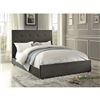 Image 3 : BNIB - Dark Grey Linen King Bed with Headboard (3 boxes) - 80 x 87 x 48 - Retail Price: $789.99 - VF