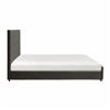 Image 4 : BNIB - Dark Grey Linen King Bed with Headboard (3 boxes) - 80 x 87 x 48 - Retail Price: $789.99 - VF