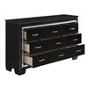 Image 2 : BNIB - Dresser Black (2 boxes) - 64 x 40 x 17 - Retail Price: $1,249.99 - VF-1916BK-5